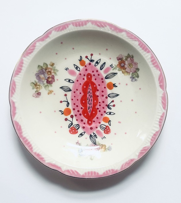 Ozdoby na ścianę Ci- Talerzyk naścienny