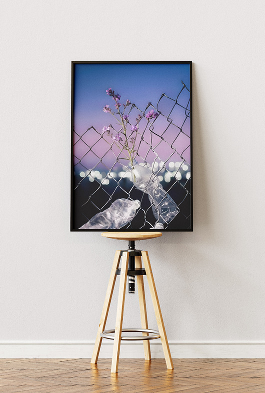 plakaty Plakat Martwa Natura Mikroplastiku