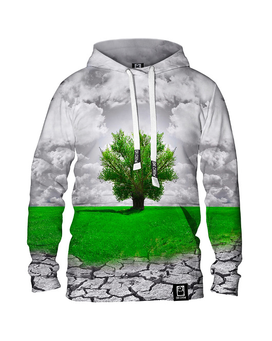 bluzy męskie Męska Bluza z kapturemTREE