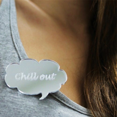 Broszka Chill out LOVINA PRINTS