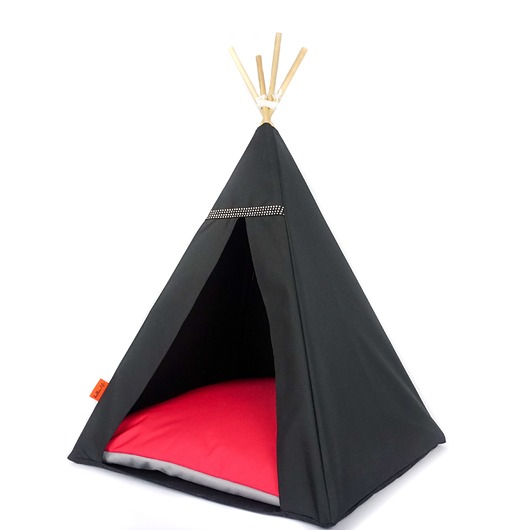 legowiska dla psów i kotów Legowisko Tipi Glamour - Malina