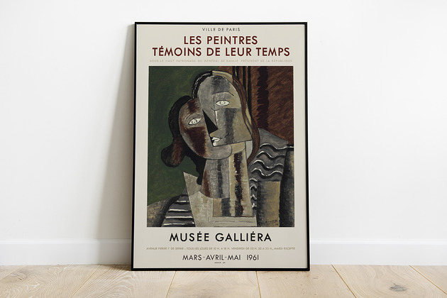 Georges Braque- plakat wystawowy Pas De LArt