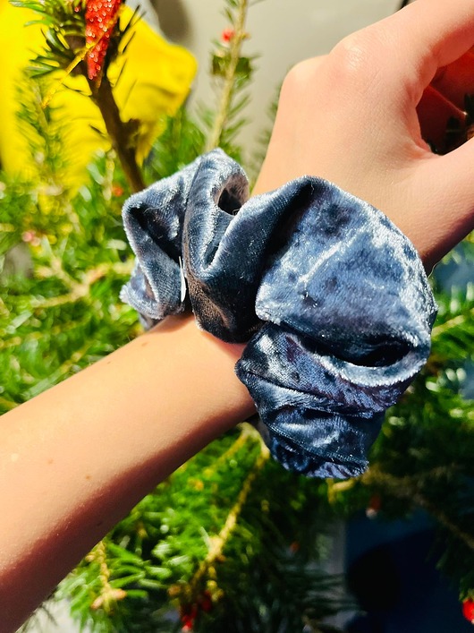 gumki do włosów Duża welurowa scrunchie