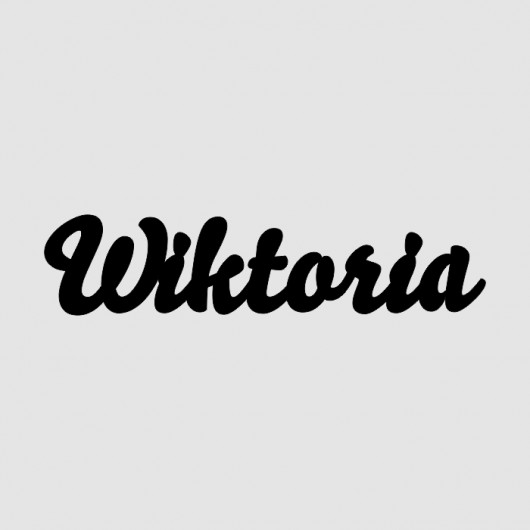 Napis Drewniany 3D WIKTORIA LOVINA PRINTS