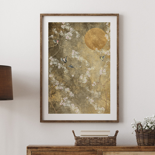 plakaty Plakat Chinoiserie Gold