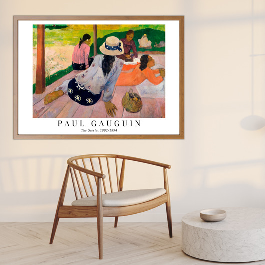 plakaty Plakat reprodukcja Paul Gauguin  'The Siesta'