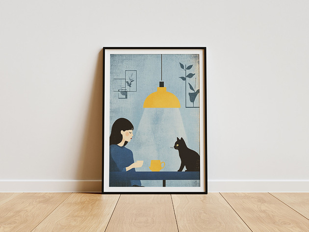plakaty Plakat - Catty Cat