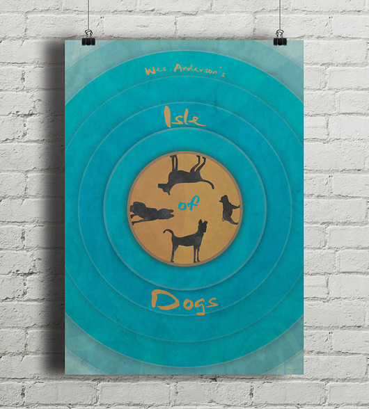 plakaty Wyspa psów - Wes Anderson - plakat fine art