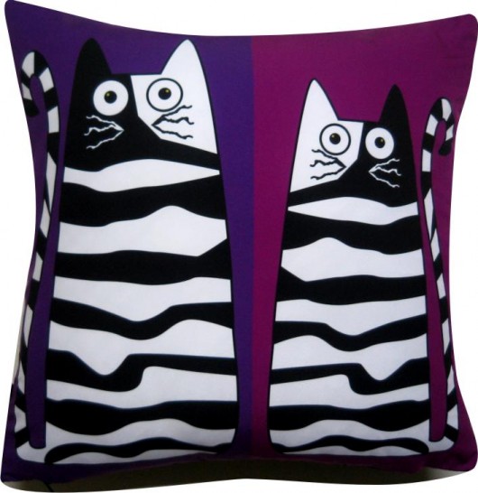 2 szt Poduszka z kotami Gaul Designs