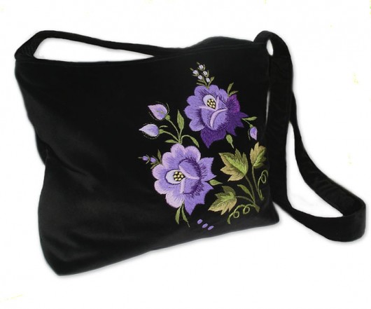 Glamorous FOLK torba (haft łowicki) na ludowo