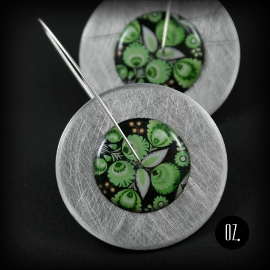 % S A L E  Circles Pistachio Folk Olga Zielińska