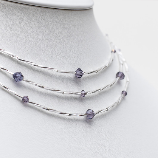 kolie Kolia "Lavinia" - Lawendowy Szept Elegancji