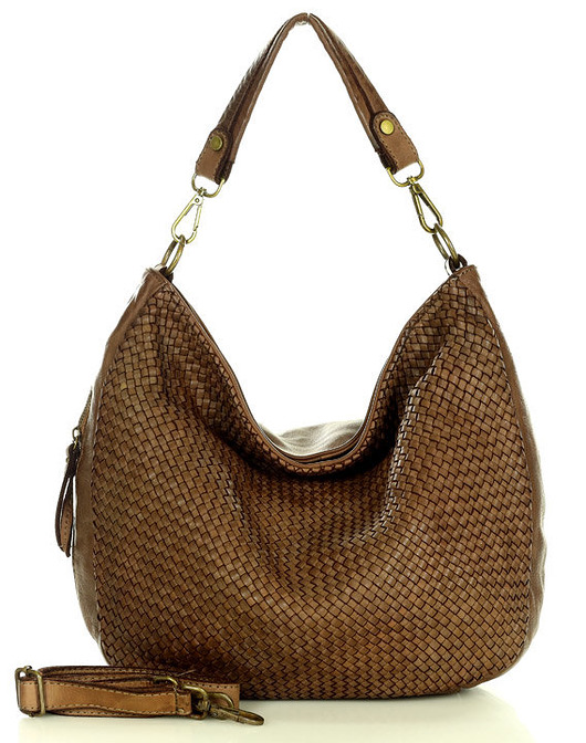 torby na ramię Torebka skórzana pleciona na ramię high quality hobo bag -