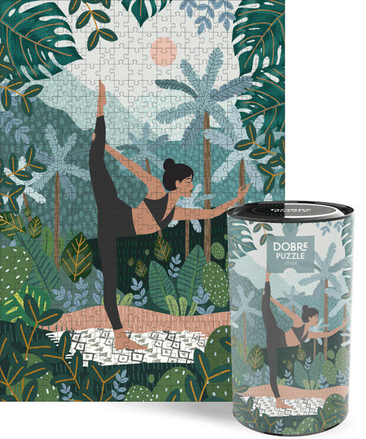 puzzle dla dzieci Joga Puzzle 500 elementów - Dobre Puzzle z niebanalnymi ilustracjami