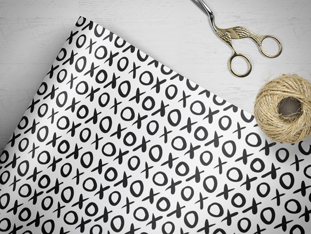 papier do pakowania - XOXO 008 white Wrap and Pack