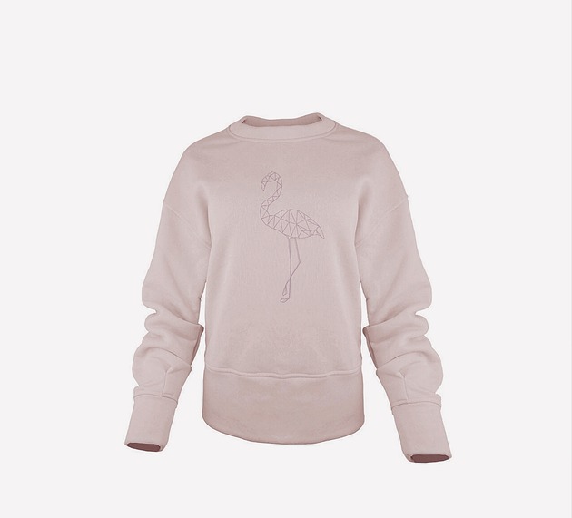 bluza bez kaptura damska Flamingo HI!UP