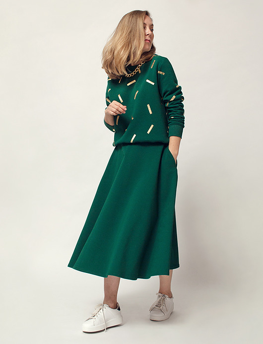 Bluza DONATELLA green COCOON