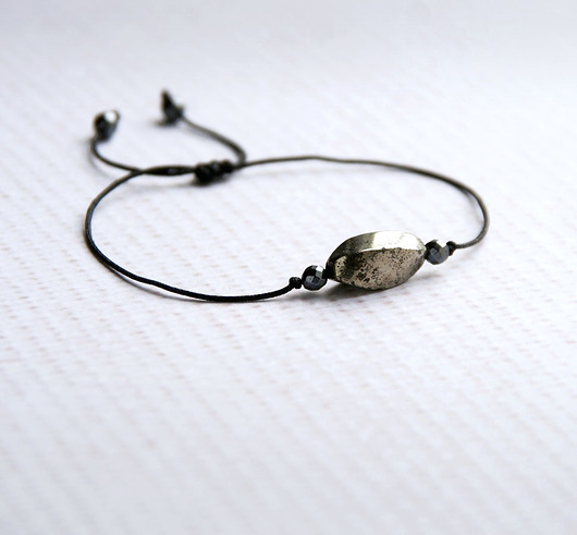 bransoletki z kamieni naturalnych OPTYMIZM, KREATYWNOŚĆ, NIEZALEŻNOŚĆ: piryt