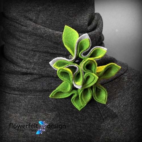 Wiosenna- Biżuteria Autorska FlowerFelt Design