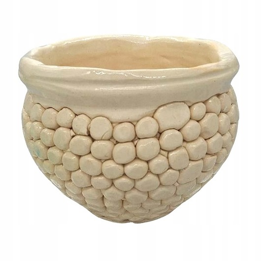 doniczki Doniczka Ceramiczna Handmade Kwiatki w Kapciach. Doniczka Ręcznie Robiona