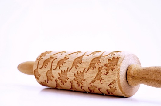 DINO dziecięcy wałek do wytłaczania dinozaurów Valek Rolling Pins