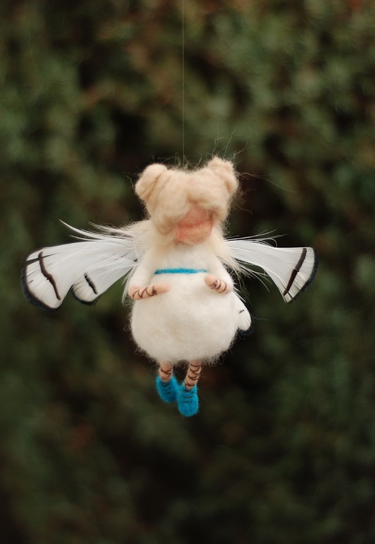 Biała Leśna Wróżka - Waldorf toys BoboLobo Handicraft