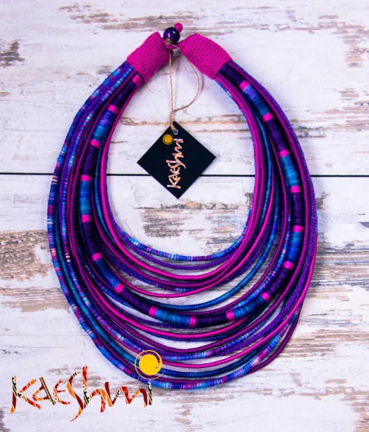 JAGODA - naszyjnik MAASAI, folk Kaeshmi
