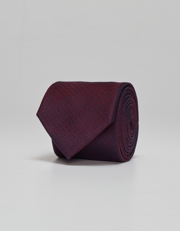 muszki i krawaty Krawat seta&cottone 52 bordo