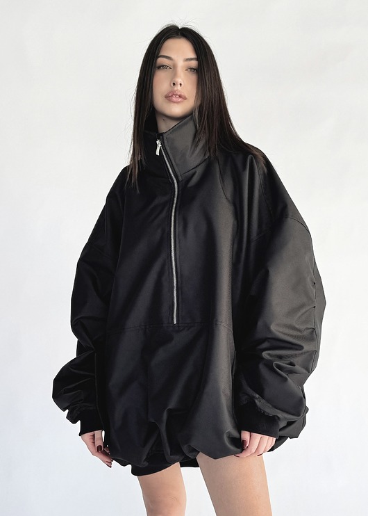 kurtki damskie Loosezip kurtka oversize