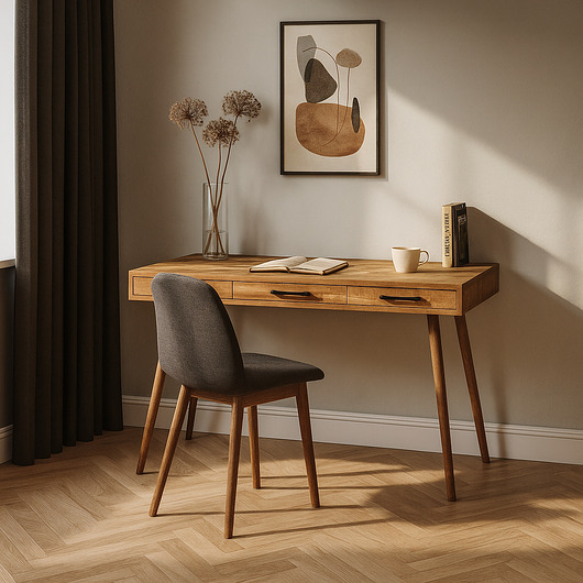 biurka BJORKE biurko 140x65 dębowe