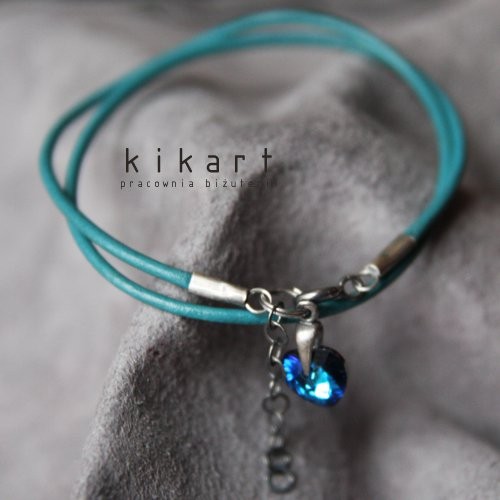 mini blue z serduszkiem kikart