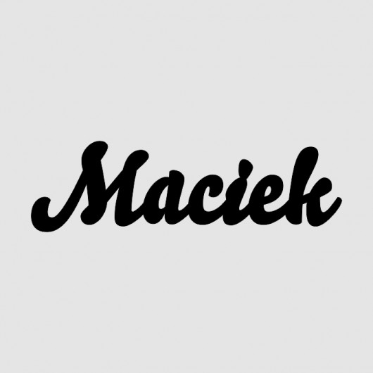 Napis Drewniany 3D MACIEK LOVINA PRINTS