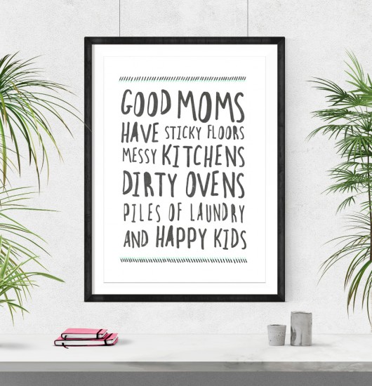 Zabawny plakat na dzień MAMY/2 wersjeDOwyboru/A3 wejustlikeprints