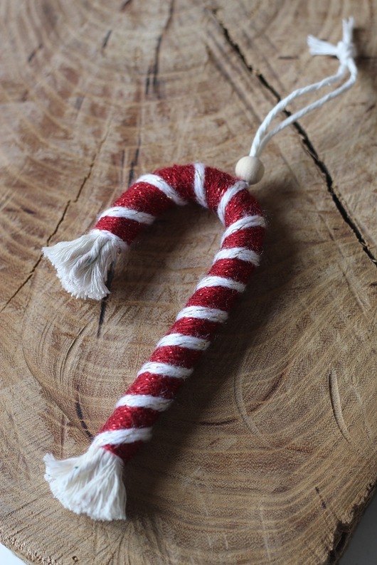 ozdoby choinkowe Laska cukrowa, lizak, zawieszka na choinkę.