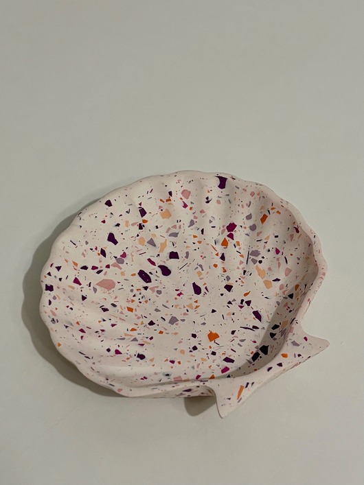 pojemniki na biżuterię Podstawka muszelka lastryko