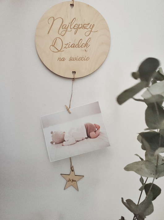 akcesoria dziecięce - różne Drewniany łapacz dla Babci i Dziadka