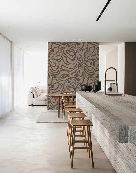 tapety i naklejki ścienne Tapeta - Mosaic Brown