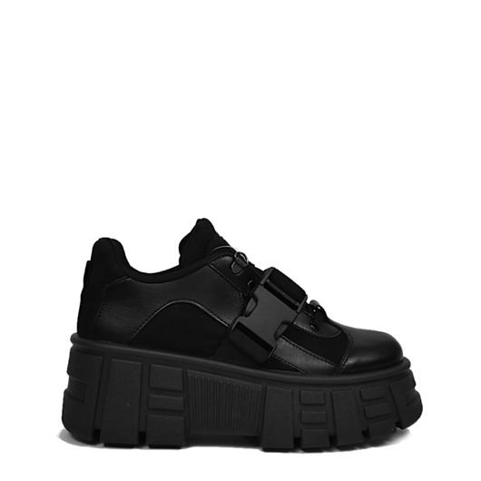 trampki damskie ALTERCORE trampki na platformie Cyber Black
