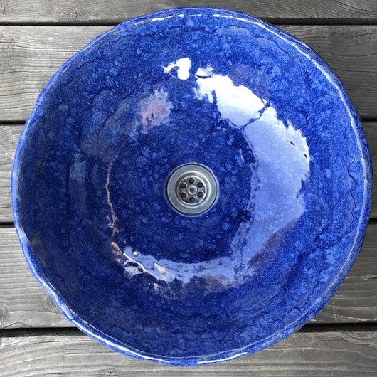 umywalki UM40 Umywalka ceramiczna, okrągła. Indygo