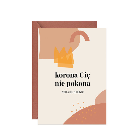 Kartka otuchy na kwarantannę Paperwords