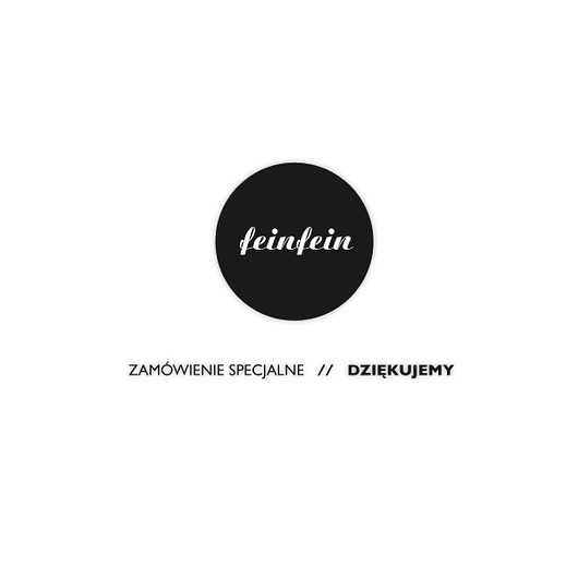 ZAMÓWIENIE SPECJALNE - przypinka inicjały FeinFein