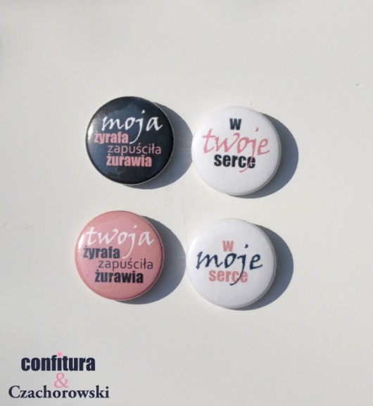2 serca, 2 żyrafy, 2 żurawie Confitura