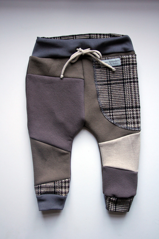 Patch Pants-ECO dresik dziecięcy / kratka Mimi Monster