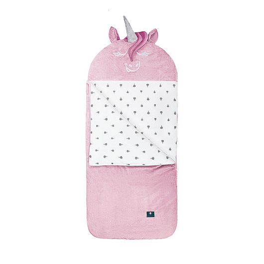 śpiwory i rożki niemowlęce Śpiworek Sleepover - Pudrowy Jednorożec