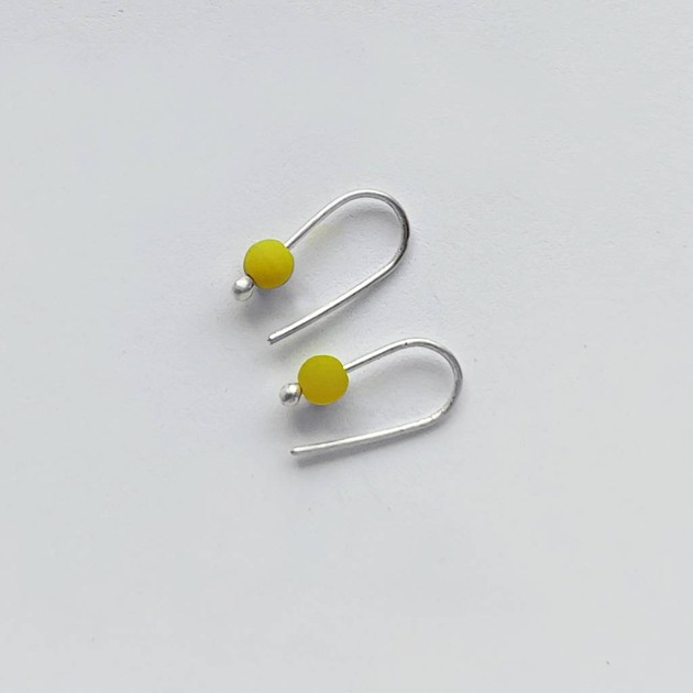 kolczyki z kamieniami Kolczyki OKRĄG