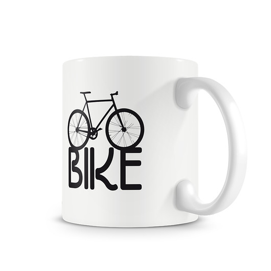 kubek. i love my bike  Love Life and Forest