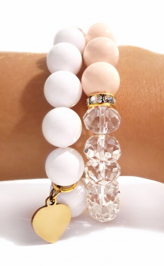 Bransoletki 'Crystals & Love' labonita