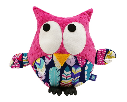 Sowa GUSTAW wzór PIÓRKA Little Sophie