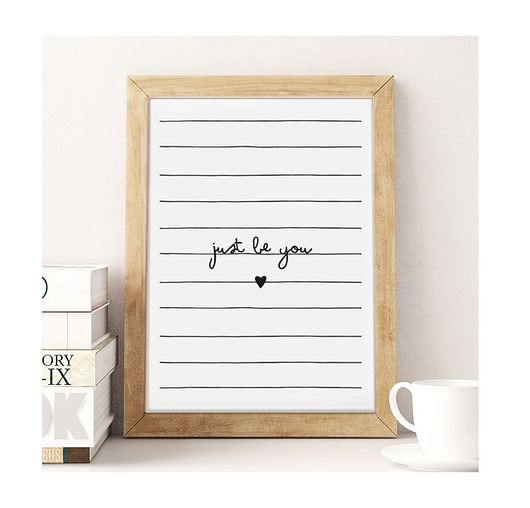 PLAKAT– just be you .A3 wejustlikeprints