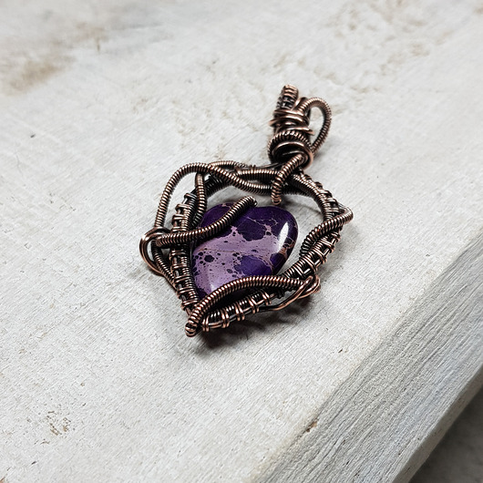 wisiory JASPIS  serce m275